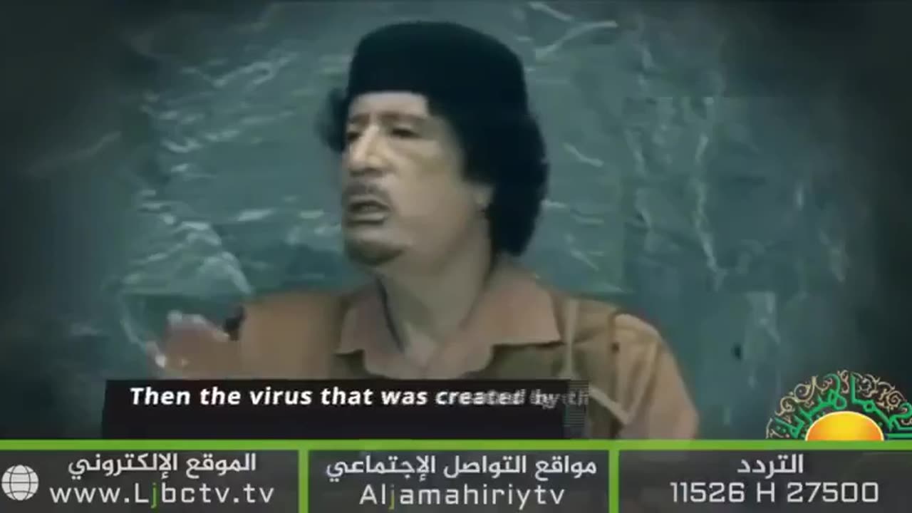 Gaddafi tried to warn the world. He knew what the Globalists were capable of.