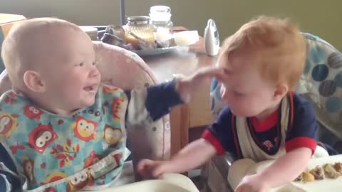 Best funny videos of twin babies - Video of twin babies