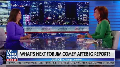 Sanders, Pirro Attack Comey: ‘He’s Lucky He’s Not Already in Prison’