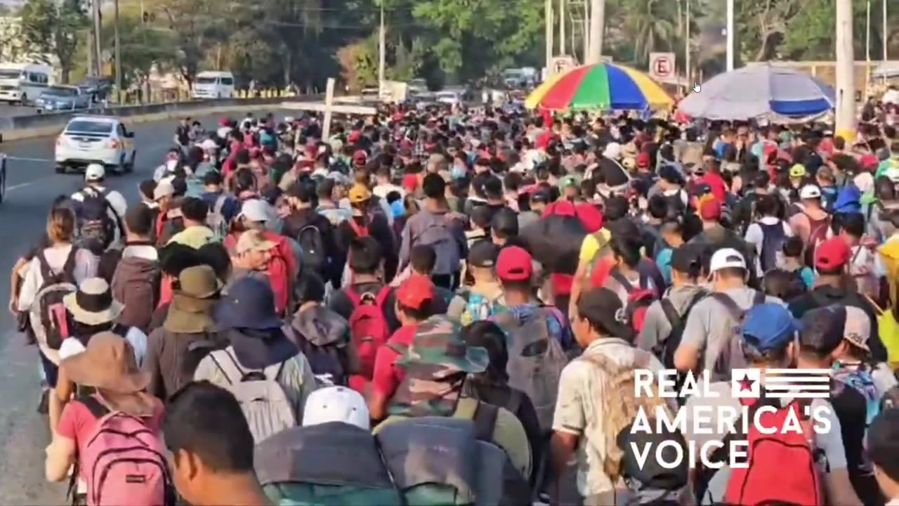 Biden's Hordes of Humanity En Route to USA to Take Your Tax Dollars