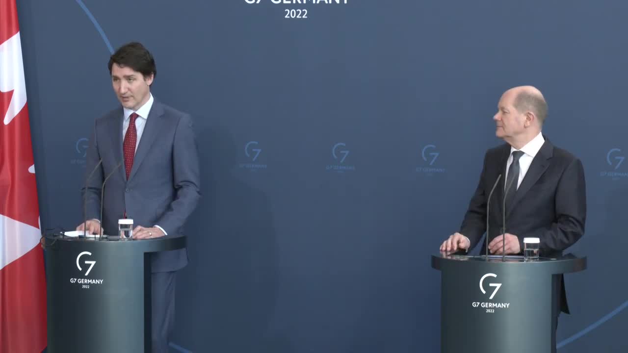 Prime Minister Trudeau delivers remarks in Berlin, Germany