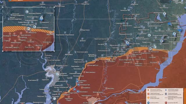 Situation on the Nikolaevsko-Berislavsk direction as of 16.00 on 27 October 2022