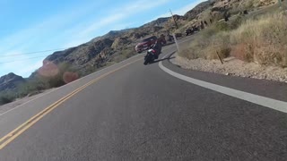 Rider Takes Turn Too Fast