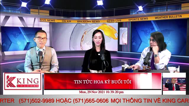 TIN TỨC HOA KỲ BUỔI TỐI - 11/29/2021 - King Channel - Old2024 Channel