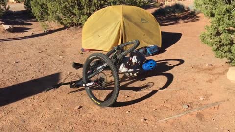 Woman Falls Face First Into the Ground Off Mountain Bike