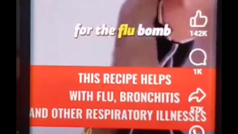 FLU BOMB RECIPE & PNEUMONIA RECIPE