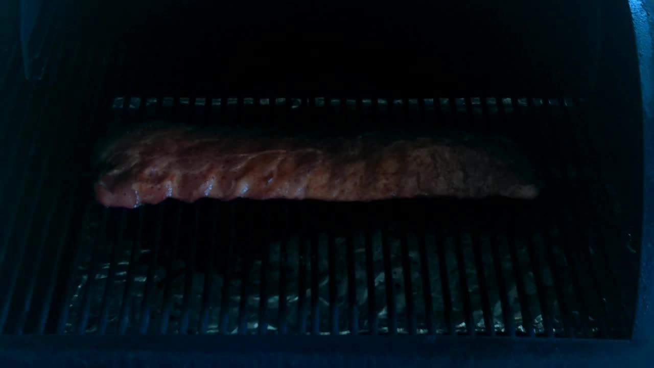 Baby back ribs on the pellet grill