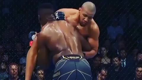 African man showing his wrestling