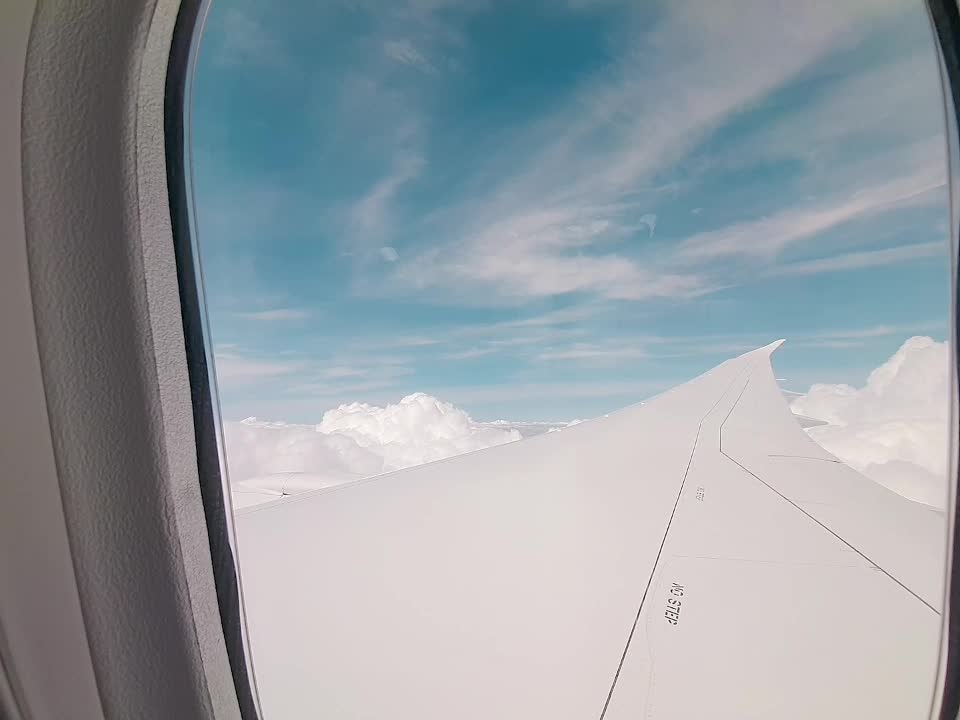 The sky from the plane