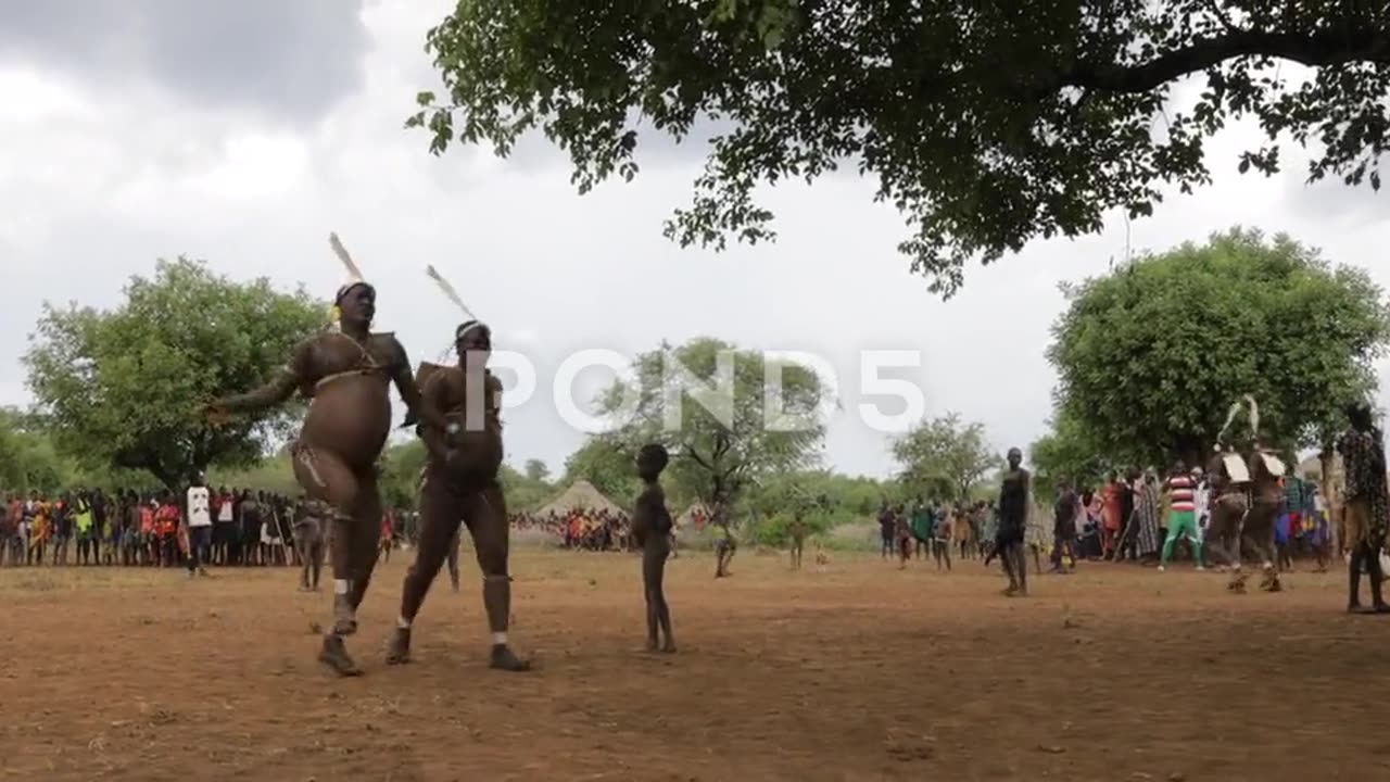 beautiful african men dancing