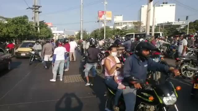 Movilización de motociclistas