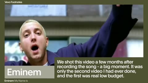 Eminem - The Making of 'My Name Is' (Vevo Footnotes)