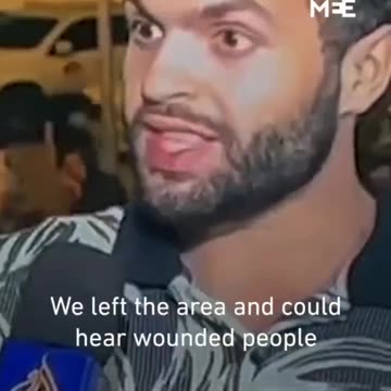 Palestinian man displaced from northern Gaza said...