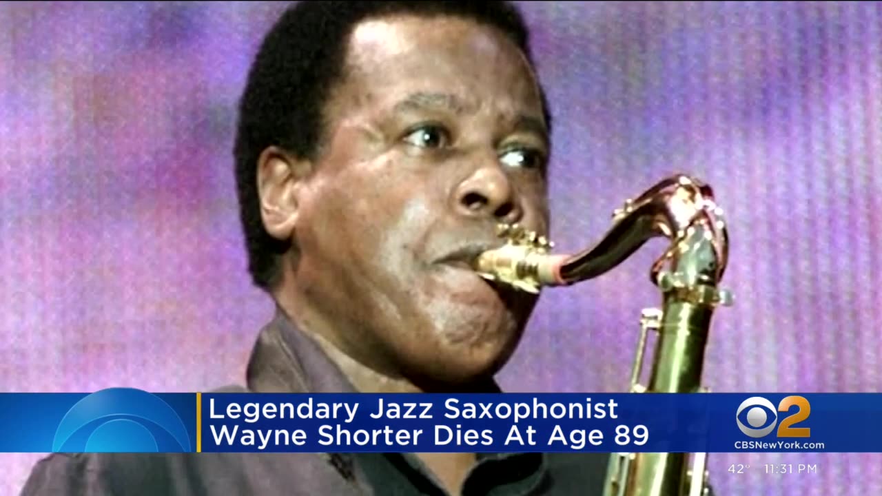 Legendary jazz saxophonist Wayne Shorter dies at age 89