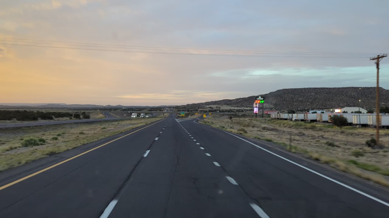 Sunrise over Laguna, NM.