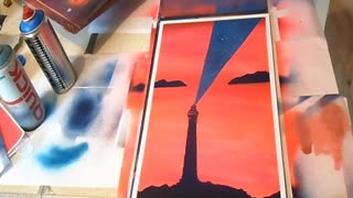 Abstract Lighthouse - Chamat Spray Art (S02 EP01)