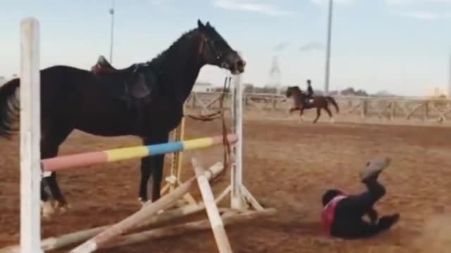 Fall from a horse