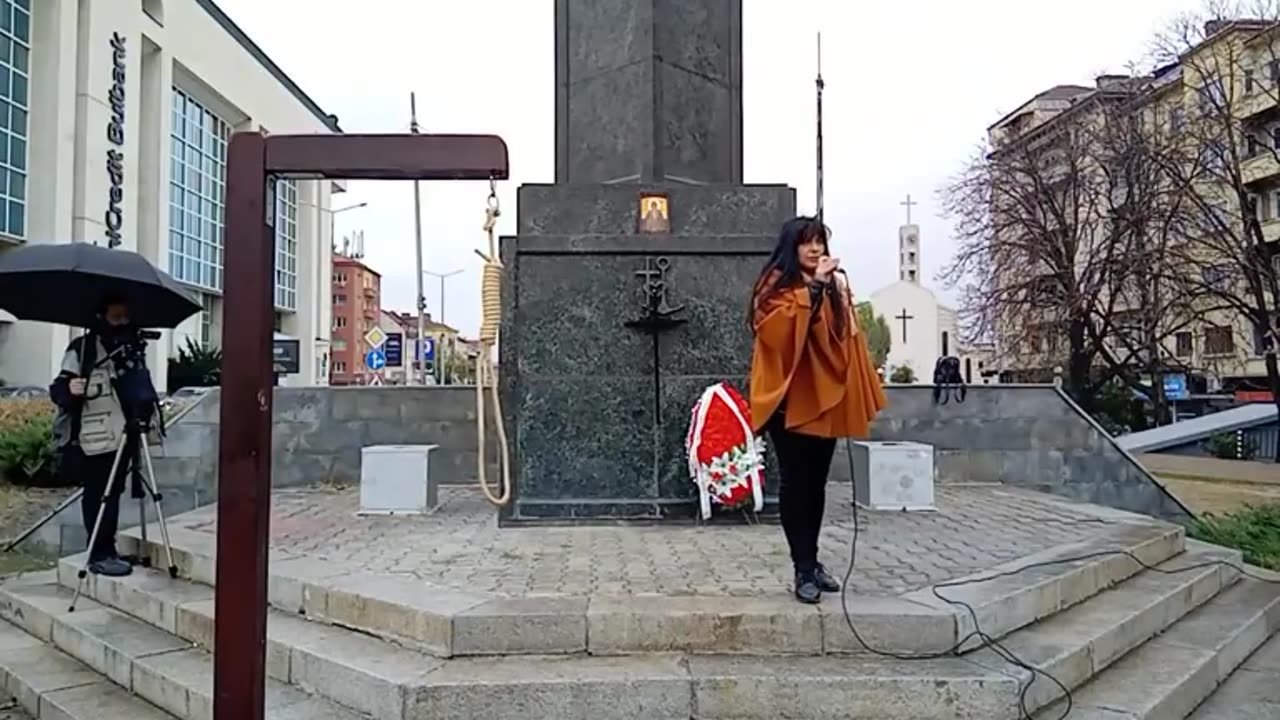 2023.11.12 ПРОТЕСТ ЗА ПРЕМАХВАНЕ НА САТАНИНСКАТА СТАТУЯ СВЕТА СОФИЯ