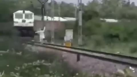 Train acting video