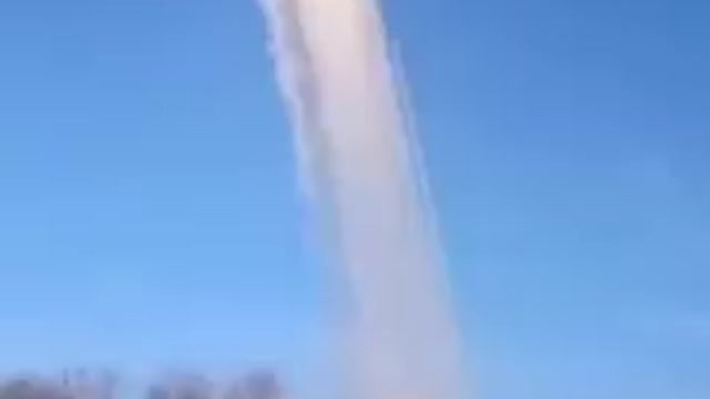 First russian ballistic rockets Coming in from Belarus border