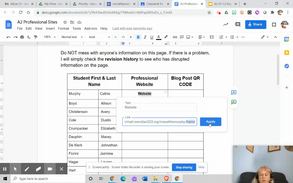 IC U1 C2 Retrieving a Web Address for Google Sites