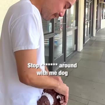 Hang on. Be kind cos you don't know what folks are going through.