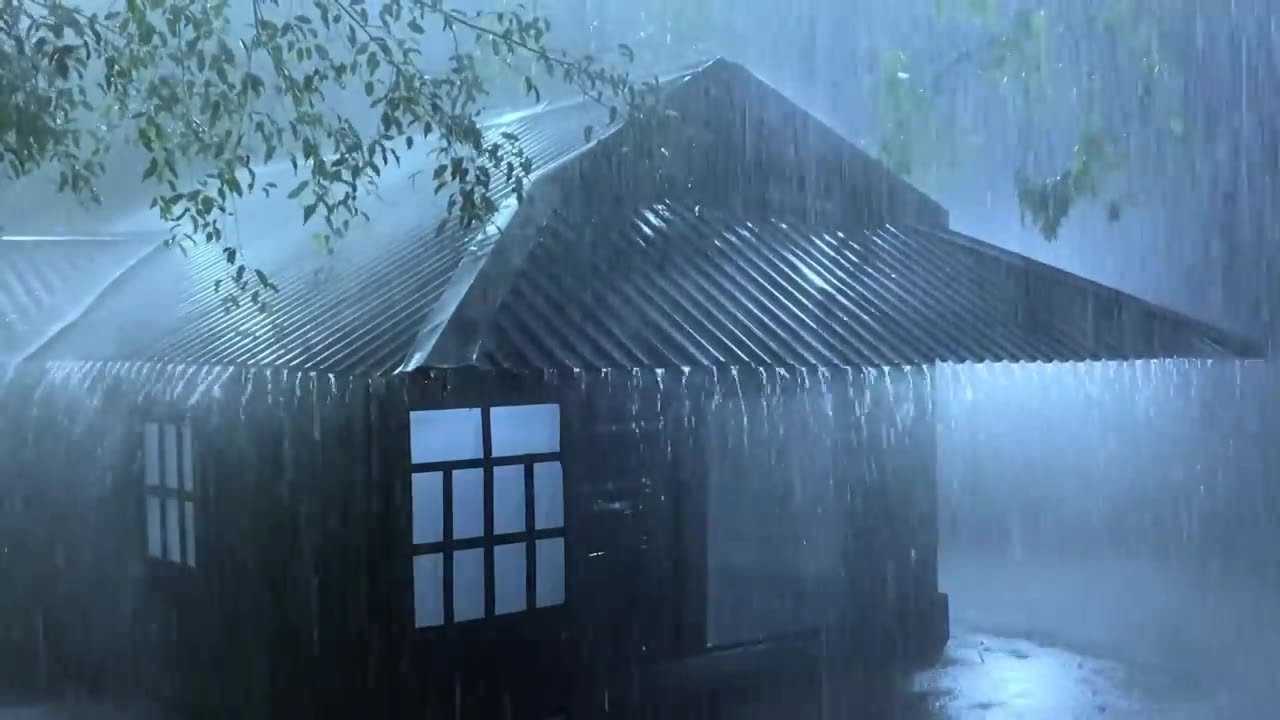 rain water for 8 to 10 hours relaxing sleep music