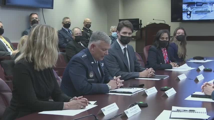 PM Justin Trudeau at NORAD headquarters: official welcome ceremony and briefing session – June 7, 2022