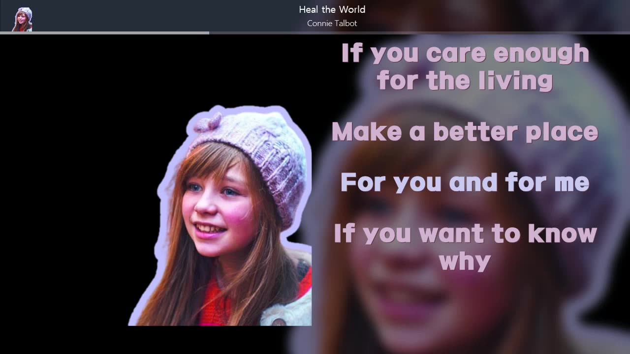 [ L/V ] Connie Talbot - Heal The World | #LyricsVideo |