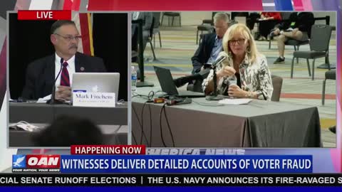 Arizona witness. Signatures did not match.