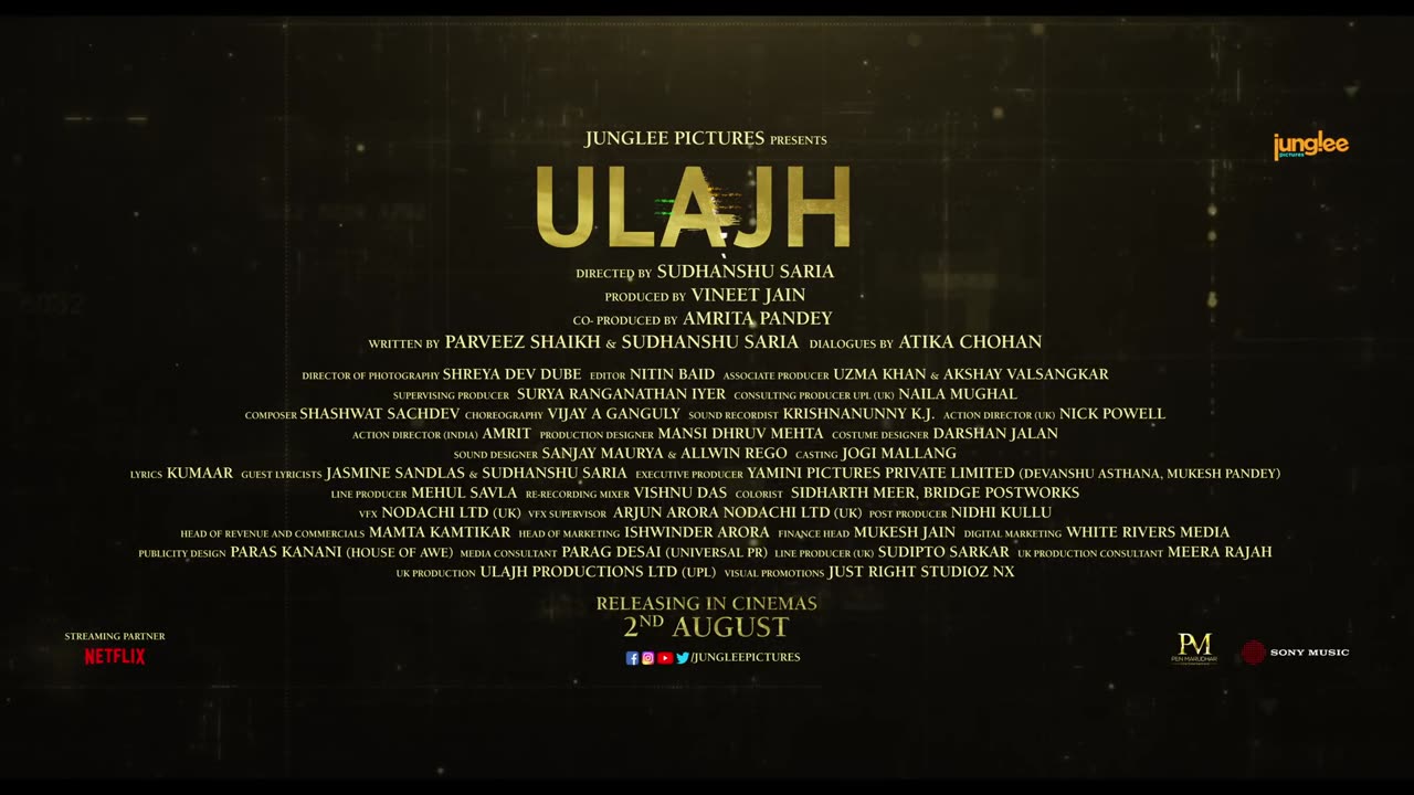 Ulajh - Official Trailer _ Janhvi K _ Gulshan D _ Roshan M _ Sudhanshu Saria _ 2nd August