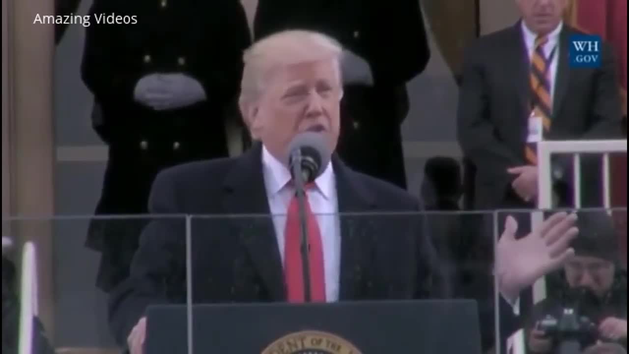 Donald Trump Inauguration Speech 20th January 2017