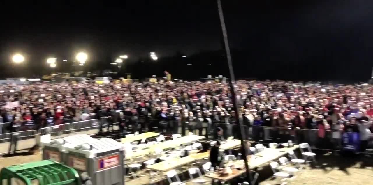 MUST SEE: Trump Conroe Texas Rally Size is MASSIVE