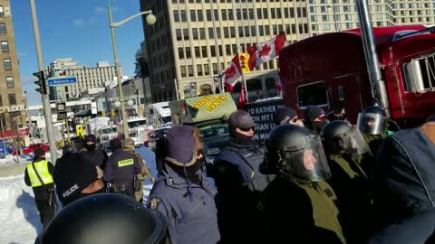 Holding the Line in Ottawa - Scenes from Feb 18th, 2022