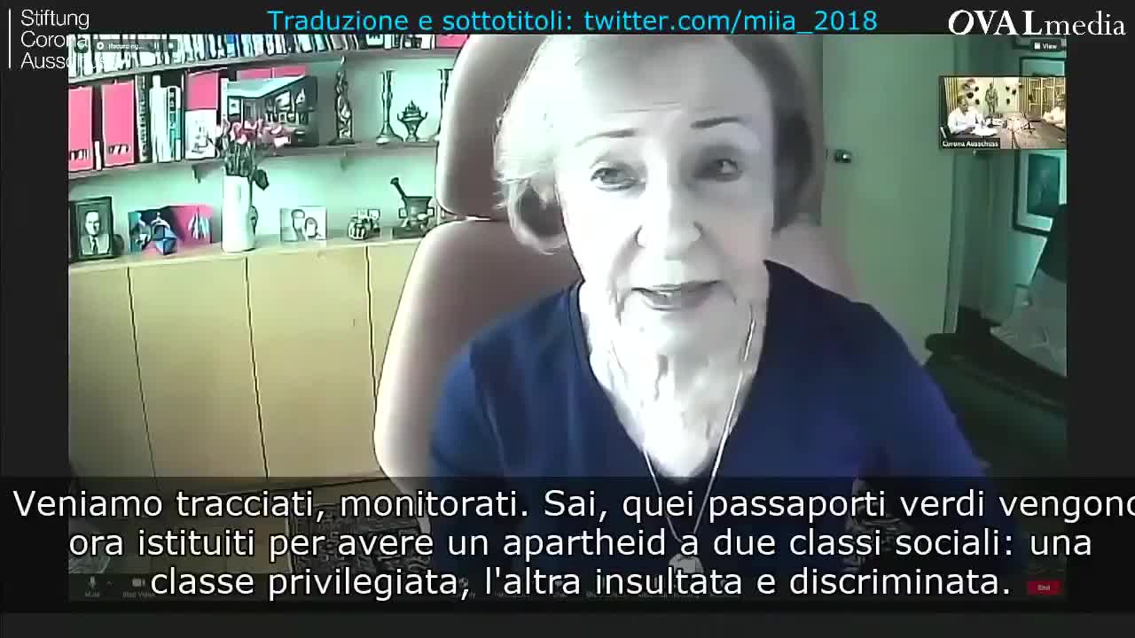 Parla Vera Sharav, sopravvissuta all'Olocausto nazista!