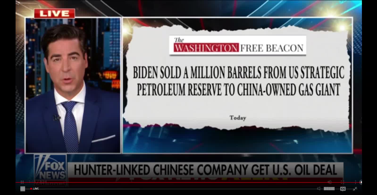 Joe Biden sold US oil to Chinese company connected to Hunter Biden