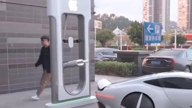 Apple Car Charging Station Concept