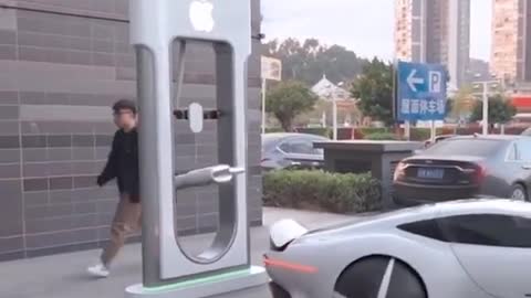 Apple Car Charging Station Concept