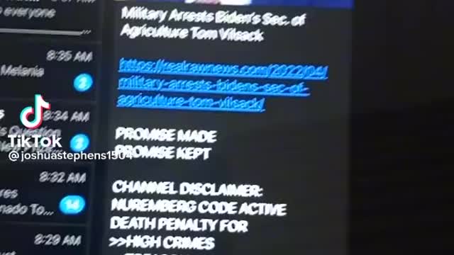 Biden's Secretary of Agriculture Tom Vilsack Arrest