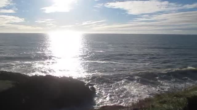 Soothing sounds of the gently lapping Irish Sea