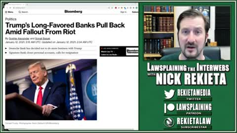 Banks CUT OFF Money to Trump