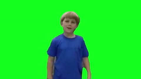 Green screen boy says