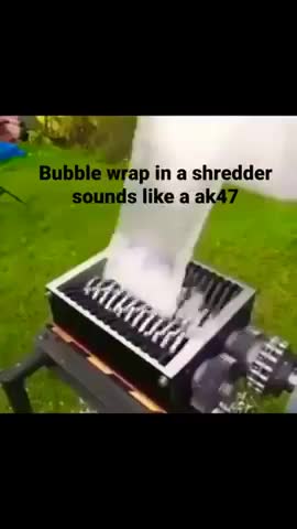 bubble wrap vs shredder