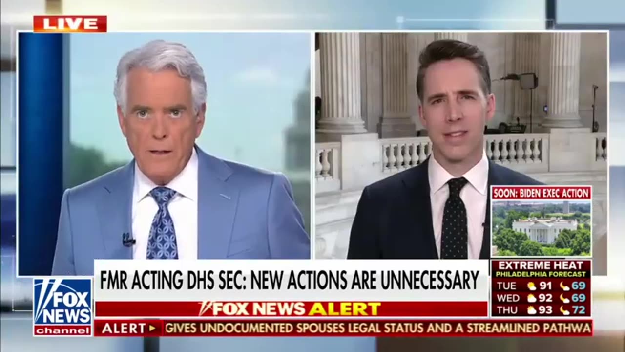 Hawley Debunks COVID Origin Propaganda & Blasts Biden For Bypassing Laws To Grant Mass Amnesty