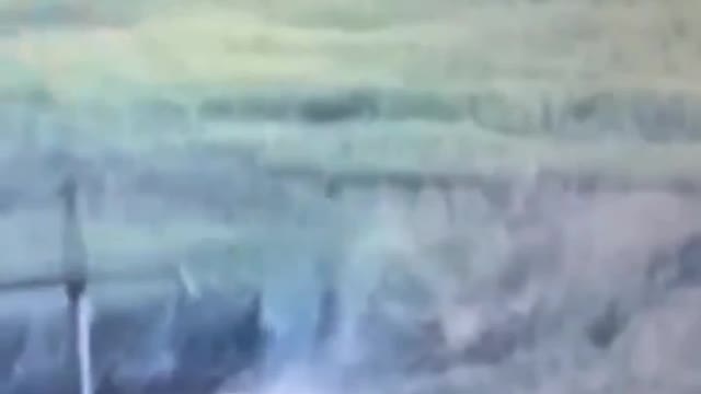 Tank Gets Stuck in a Pond