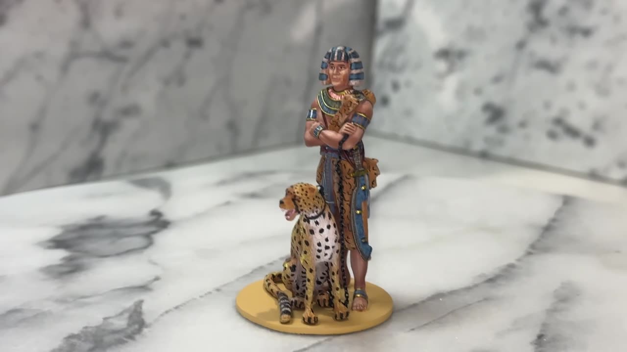 Egyptian Guard with Cheetah