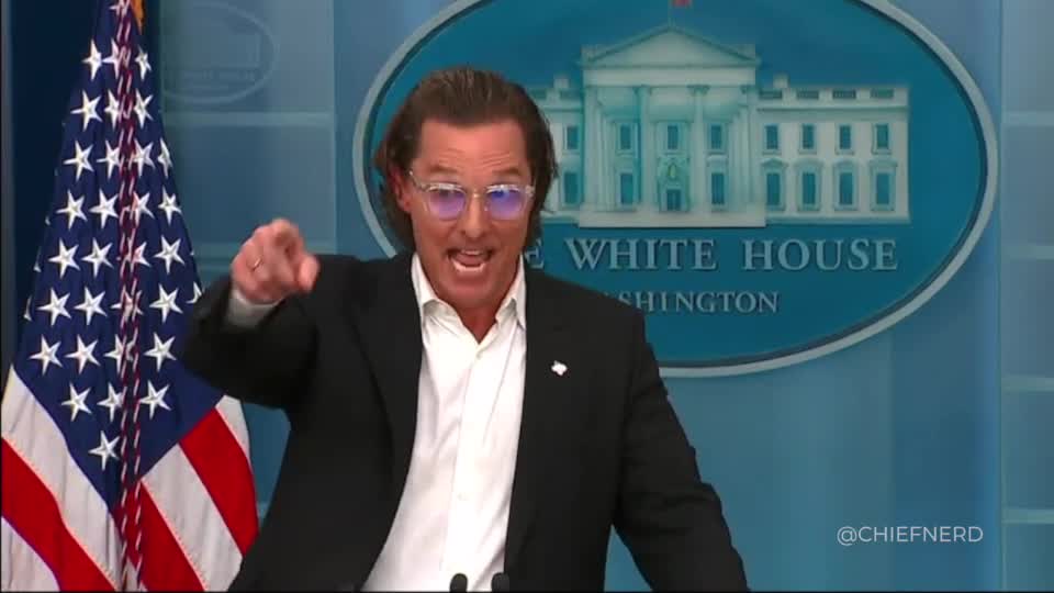 Matthew McConaughey Calls for 'Responsible Gun Ownership' at WH Press Briefing