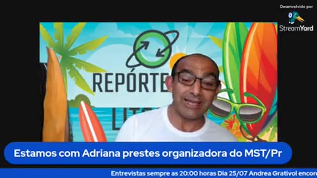 Entrevista com Adriana Prestes Organizadora do MST/Pr 22/07/2022