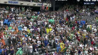 Fans Take Over the National Anthem at Jets-Ravens Game