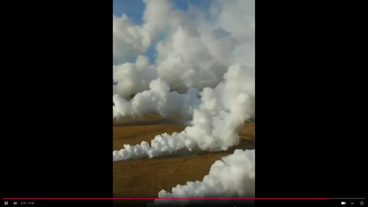 Russian TDA-2K smoke generating system making fog cover from drones